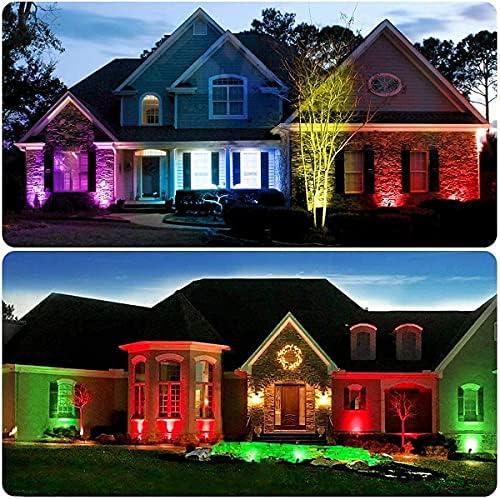 5W LED Daylight Landscape Spotlights & 10W RGB Low Voltage Landscape Lights & Low Voltage Тел Connectors (8 x & 10 x &