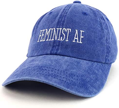 Моден Магазин за дрехи, Феминистка AF Текст Бродирана Измити Памук Неструктурированная бейзболна шапка