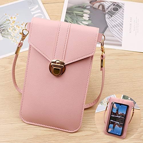 ISYSUII Crossbody Case for Samsung Galaxy S7 Портфейла Case Touch Screen Cell Phone Wallet with Credit Card Holder Strap