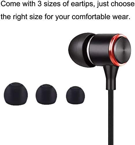 Стерео слушалки-втулки, 3,5 мм Кабелен Слушалка за мобилен телефон или MP3 плейър