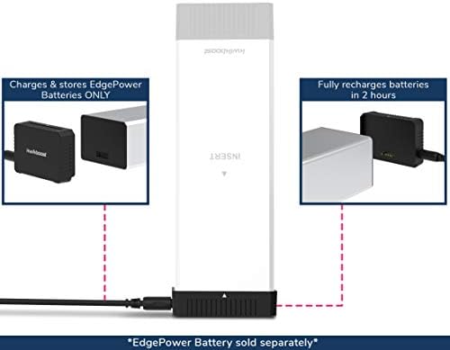 KwikBoost EdgePower Single Battery Charger – Събира и съхранява батерията EdgePower Батерии в комплекта не са включени
