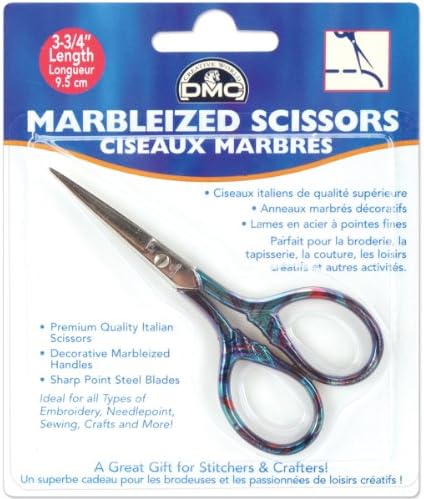DMC 6127/3 Marbleized Scissor, 3-3/4 инча, Лилаво Копър