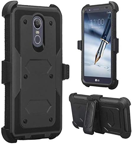 Galaxy Wireless Case for LG Stylo 5/LG Stylo 5 Case Plus,Здрава серия с вградена защита на екрана Heavy Duty Full-Body