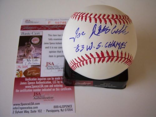Джо Altobelli Baltimore Orioles 83 Ws Champ Jsa/coa Signed Baseball - Бейзболни топки с автографи