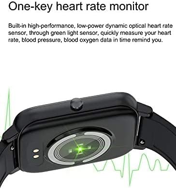 Смарт часовници Flylion за телефони с Android и iOS,с 1,69-инчов пълен сензорен екран,Поддръжка на Bluetooth уведомления, Кръвно Налягане, Комплексен Тракера Здраве,Фитнес Часовн?