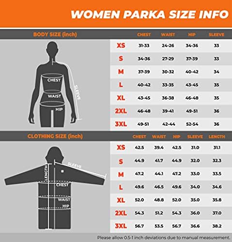 Яке-парка ORORO Women ' s Heated Parka Jacket with Thermolite Insulation (батерия в комплекта)