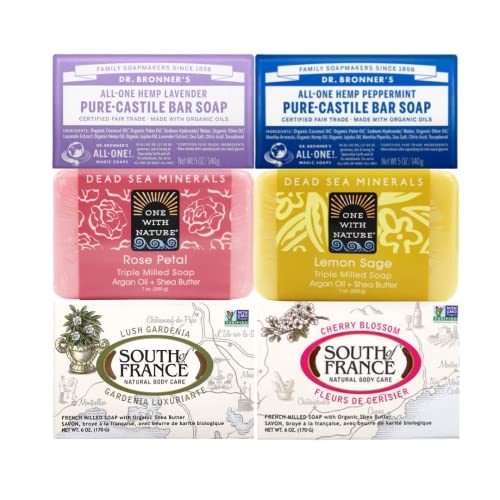 Soap Bar Variety Pack - 6 Count - in Boca Тика Gift Box