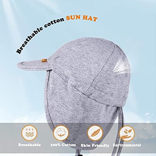 FURTALK Baby Sun Hat UPF 50+ UV Ray Sun Protection Cotton Toddler Hats for Boys Girls