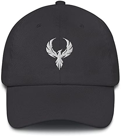 Phoenix hat for Men | Phoenix Rising | Out of The Ashes | Phoenix Dad hat Dark Grey