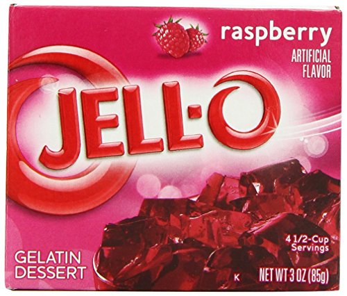 Желатин десерт Jell-O, малини, 3 грама (опаковка от 2)