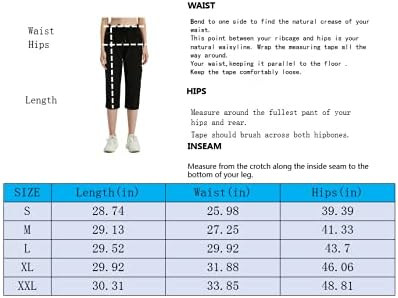 Панталони Капри за Жени Quick Dry Workout Cargo Capris UPF 50+ Туристически Панталон с 4 Джоба с Цип