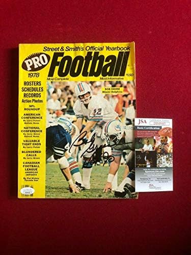 1978, Bob Griese,Autographed (JSA)PRO FOOTBALL Magazine (Vintage) - Списания NFL с автограф