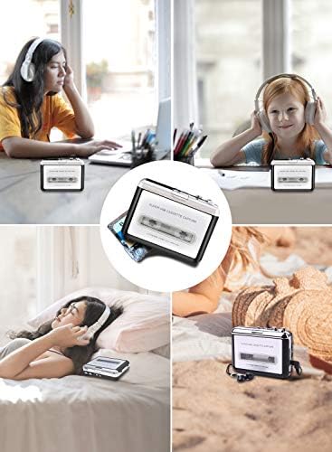 Кассетный Плейър, Преносим Walkman Кассетный Плейър от записите в MP3 Конвертор Чрез USB, Аудио Музикален Плеър за Улавяне