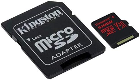 Професионален microSDXC 512GB Работи за Canon PowerShot ELPH 500 HS SilverCard Custom, доказан SanFlash и Kingston. (80 MBIT/сек)