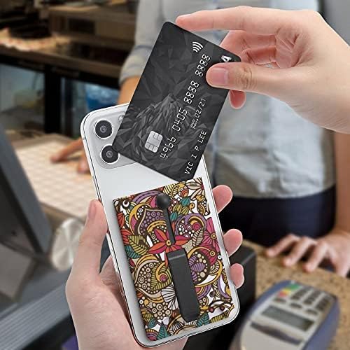 I spy Colors Card Holder for Back of Phone, Stick on Портфейла Functioning as Credit Card Holder, Phone Wallet Card Holder