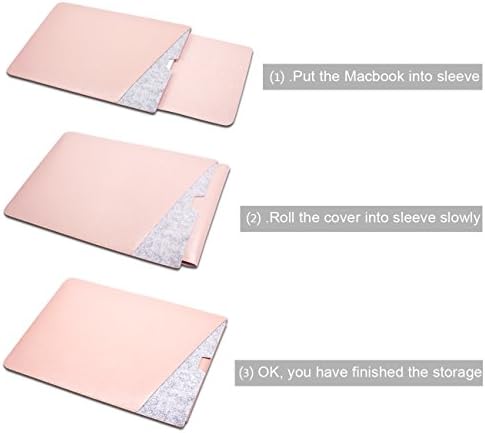 WALNEW MacBook Pro 15-инчов Ръкав Подходящи за 15' MacBook Pro Touch Bar Издаден в /2017/2018/2019 Мек Защитен ръкав