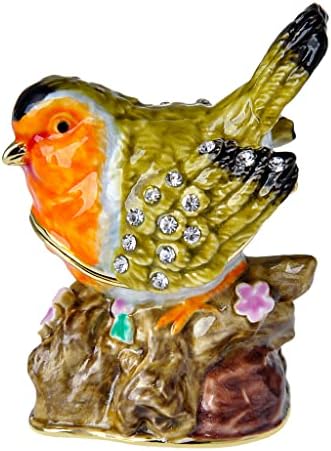 Птица Бижута са Финансирани Скоростна Малка Фигурка на Птица Позлатени Crystal Емайла Животно Домашен Декор Фестивал Празнични Подаръци за Любителите на Птици
