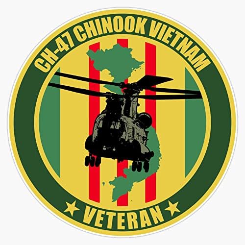 CH-47 Chinook Виетнам Ветеран Кръпка Стикер на Бронята Стикер Vinyl Стикер 5