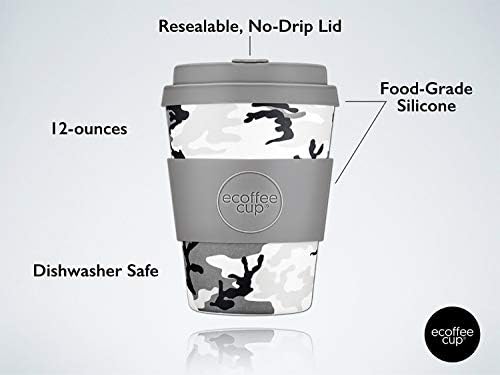 Множество устойчива пътна кафеена чаша To-Go-Ecoffee Cup - Преносими чаши без херметически затворени силиконовата капачка