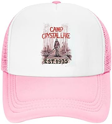 CURANI Camp Crystal Lake est.1935 бейзболна шапка на Децата Шофьора Шапка на Окото Шапка за Момчета Момичета
