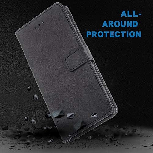 Калъф за телефон Samsung Galaxy S8 Active Flip Folio Портфейл Калъф,ИЗКУСТВЕНА Кожа Притежателя на Кредитната Карта Слотове Пълна Защита на Тялото Поставка Защитен Калъф за вашия
