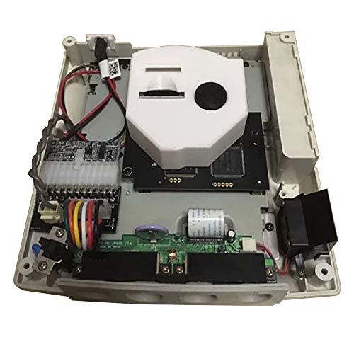 Конфигуриране на Конзолата на Вентилатора за Охлаждане на Капака на Кутията Докинг станция Калъф с SD Карта за Разширяване на Тава за DC SEGA Dreamcast Домакин GDEMU CD-ROM Имита
