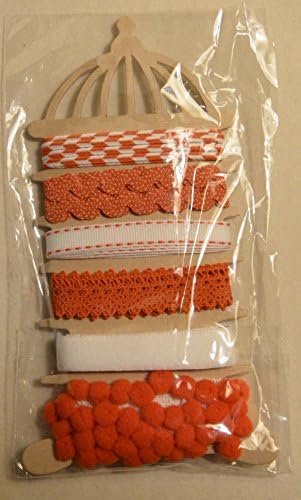 Songs of Spring 6 Pack of Orange and White Trims