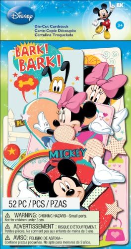 EK Success Disney Die-Cut Cardstock, Семейството на Мики