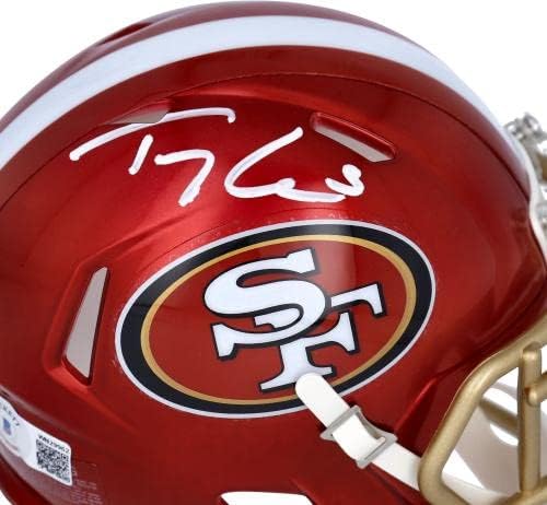 Trey Ланс San Francisco 49ers Autographed Riddell Flash Alternate Speed Mini Helmet - Автографированные Мини-Каски NFL