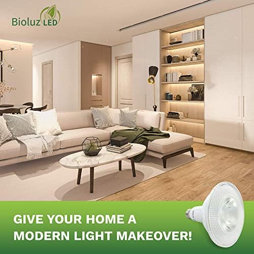 8 Pack Bioluz LED PAR38 LED Bulb 100-120 Watt Replacement Bulb (Uses 13 Watts) 3000K Dimmable Indoor / Outdoor UL Listed