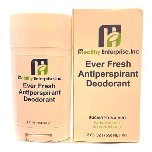 Натурален дезодорант-антиперспиранти Ever Fresh | Натурален дезодорант за жени и мъже, които не съдържат алуминий, парабени, фталатов и талк | Healthy Enterprise, Inc. Винаги Свеж Д