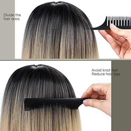 LIXFDJ One Way Weaving&Sectioning Foiling Comb,Hair Styling Dying Комбс for Hair Coloring,Melting,Balayage,Microbraiding&More