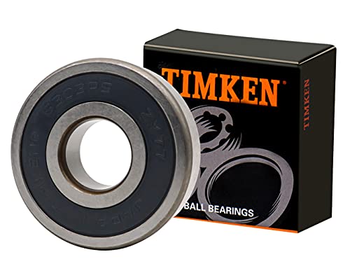 TIMKEN 6303-2RS 4 бр Двойни гумени уплътнителни лагери 17x47x14 мм, предварително намазана и стабилни характеристики и