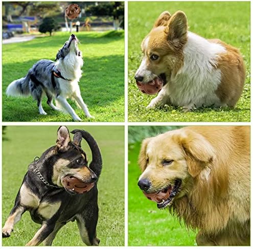 TooTwo Писклив Играчки за Кучета за Агресивни Жевателей, близост до неразрушим Гума Кученце Дъвчене Куче Топката с Пищалкой
