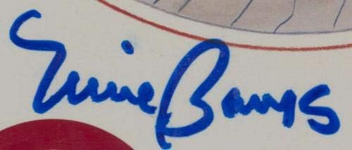 Легенди на Сувенири Winter 1990 Списание Ърни Banks Autograph Beckett Authentic 58541 Graded Auto - Autograph MLB Magazines