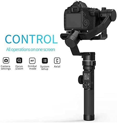 Стабилизатор на камерата действие 3-Аксиален Кардан Стабилизатор за DSLR Камери Лек Дизайн на Черно за Външна Запис на