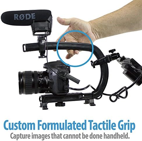 Cam Caddie Scorpion EX Skateboard Camera Handle with Threaded Feet - Професионална писалка Steadycam за повечето фотоапарати,