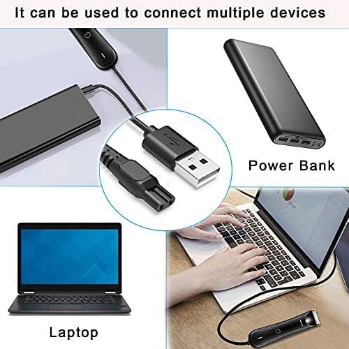 Преносимото USB-Зарядно устройство-Кабел Подходящ за Philips-Norelco-HQ8505 HQ850 5000 7000 3000 Серия Машинка за оформяне