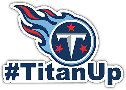 Titan Up Sport Football Tennessee City Bumper Sticker Decal 5 X 4