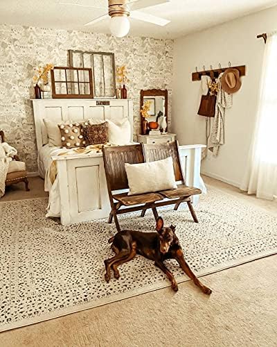Sattley Modern Farmhouse Living Room, Bedroom Dining Room Area Rug - Transitional Бохемска Carpet - Не Изяждам, Stain