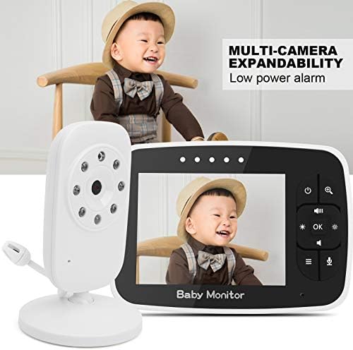 Baby Monitor, Baby Security Camera Wireless Baby Monitor Parent‑Child Interaction Eco Mode Video Baby Monitor for Talk