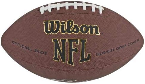 Eagles Майлс Sanders Signed Wilson Super Grip Футбол Nfl JSA Witness - Футболни топки с Автографи