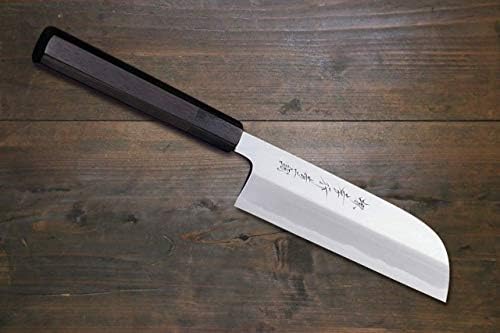 Aoniko Japanese Chef ' s Kamagata-usuba Knife with Ebony Wood Handle 240mm by TTKing