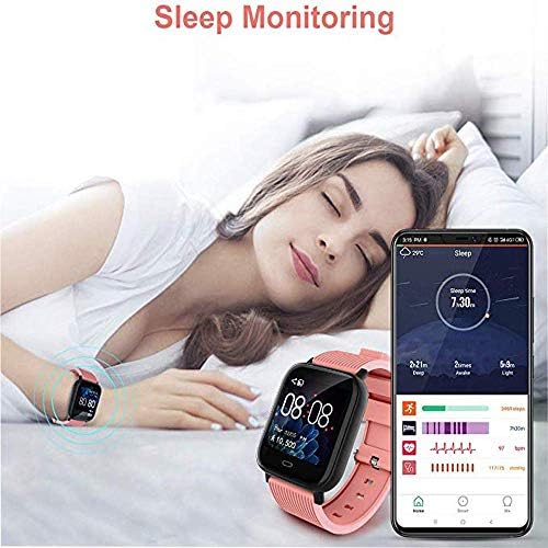 Фитнес Тракер за Android iPhone Водоустойчив Активност на Bluetooth Часовника с Монитор Съня, Сърдечната Честота, кръвно