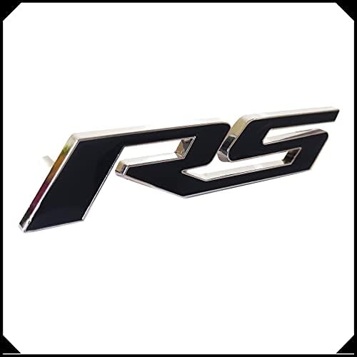 Само ти.X Черна Решетка Camaro RS Емблема Решетка RS Иконата е Съвместим с Chevy Camaro Silverado 1 Опаковка Метален Хром