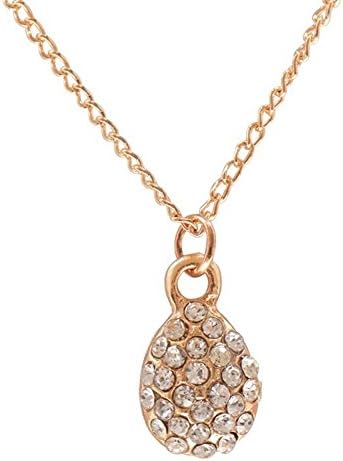 TenDollar Gold For Crystal Pendant Women Accessories Silver Plated Сълза Necklace By TenDollar (Gold)