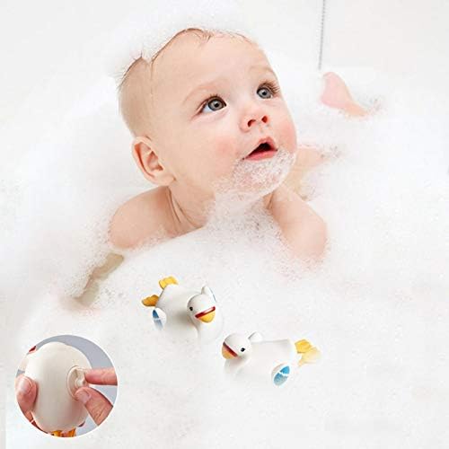 Interesty Baby Bath Toy часовников механизъм Малък Бял Лебед Плуване във Водата Играчка за Баня часовников механизъм Лебед Вана Играчка за Малки Деца