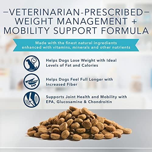 Blue Buffalo Natural Veterinary Diet W+M Weight Management + Mobility Support Суха Храна за Кучета и Мокра Храна за Кучета