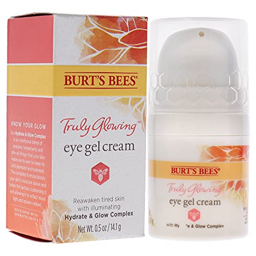 Burts Bees Truly Glowing Eye Gel Cream Унисекс 0,5 грама, Бял