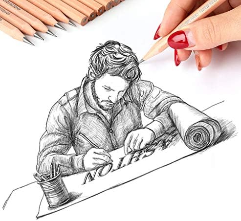 професионален чертеж, скица с молив, въглероден фигура скица с молив 9B, художествени аксесоари